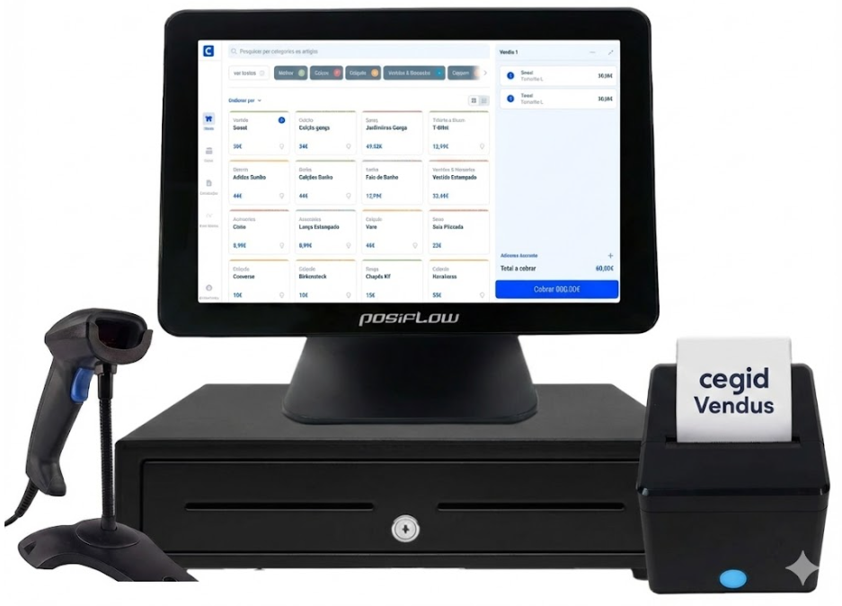 Sistema POS em Tablet